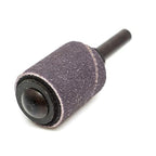 Benchmark Abrasives 3/4" x 1" Rubber Expanding Drum Sander with 1/4" Mandrel, Spiral Bands Rotary Sander Attachment for Drill & Die Grinder, Metal Polishing, Sanding Shaping - Sanders for Woodworking