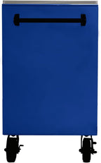 Homak 72” Roller Cabinet w/Stainless Steel Top RS Pro Workstation (Rally Sport Blue)
