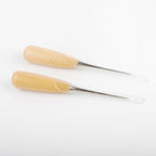 NW Wooden Handle Awl Leather Sewing Awl Leather Drillable Awl (2pcs)