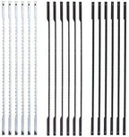 Scroll Saw Blades 10, 18, 21 TPI - Fits Skil SKL-80181 - Pinned Woodworking Sawblades (Pack of 36, 12 per TPI)