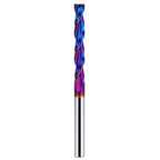1/4 Upcut Spiral Router Bit 1/4 Inch Shank 2 inch Cutting Length with Extra Long Life Coating CNC Router Bits End Mill for Wood Cutting, Slot Mortise, Engraving