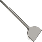 SDS Plus Chisel, 3-inch Wide Cranked Angled Bent Tile Removal Chisel for Concrete, Home Improvement, Floor and Wall Grooving, Compatible with SDS-Plus Tools (3”X10”)