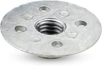 BHA Angle Grinder Ribbed Backing Pad for Resin Fiber Disc, 7" x 5/8" x 11