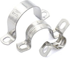 OD 2" Conduit Clamp 304 SS Pipe Support U Bracket, Tube Clamp for Cable/Water Pipe/Pipe, Heavy Duty Pipe Clamps | OD 2" | 6 pcs