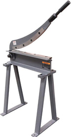 KAKA INDUSTRIAL Guillotine Metal Shear, 20-Inch Cutting Capacity, 16 Gauge HS-20 Sheet Metal Cutter with Stand for Fabrication and Construction