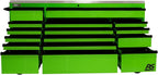 Homak 72” Roller Cabinet w/Stainless Steel Top RS Pro Workstation (Monster Green)