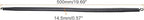 MECCANIXITY Spring Tube Bender OD 14.5mm/0.57" Steel Spring Pipe Bending Tubes 500mm/19.69" Long for 1/2" PVC Pipe(ID 16mm) in Home Renovations, Electrician Wiring Bending(insert-pipe use)