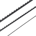 36 Pcs 5 Inch Coping Saw Blades Set Plain End Scroll Saw Blade Set Scroll Saws Blade Pin End Replacement Sturdy Wood Cutting Saws Blades Kit (30TPI, 12 TPI, 10TPI)