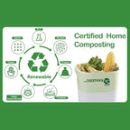 100% Certified Home Compostable Produce Bags, 250 Count, 14 x 18 Inches, Hold Up to 14 Lbs, ASTM D6400, EN 13432, US BPI & Europe OK Compost Home Certified