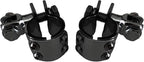 Motorcycle Footpegs 32mm Highway Crash Bar For Foot Peg Clamps Engine Guard Mounts Adapter For Fit Honda Suzuki Kawasaki Yamaha Harley Davidson, Black