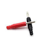 2Pcs 4mm Banana to Banana Plug Male to Male 14AWG Heavy Duty Silicone Test Leads Soft Test Cable Wire for Multimeter Electrical Testing 20A 3Ft