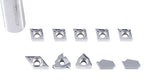 Accusize Industrial Tools 2 Pc of Each Kind of Carbide Inserts for 3988-0034, for Cutting Aluminum, 10 Pc, 3988-0034INSERTS
