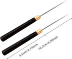 votuyet 2 Pcs Scratch Awl Tool Leather Punch Tool,Leather Craft Repair Tools Sewing Tailors Awl