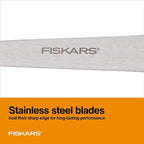 Fiskars All Purpose Scissors, High Performance Cutting, Stainless Steel Blades, Ergonomic and Comfort Handles, Perfect for Arts and Crafts and the Office, Scissors for Office