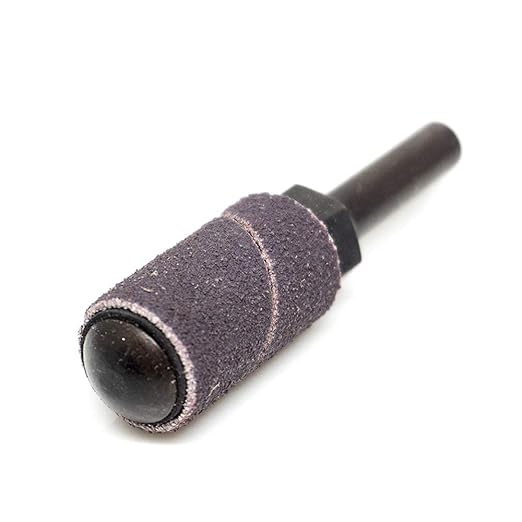 Benchmark Abrasives 1/2” x 1” Aluminum Oxide Sanding Bands, Spiral Bands Rotary Sander Attachment for Drill & Die Grinder, Metal Polishing Sanders for Woodworking - Sander Tool (10 Pack), 36 Grit
