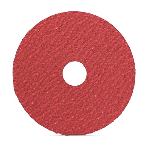 BHA Ceramic Resin Fiber Sanding and Grinding Discs, 4.5” x 7/8”, 60 Grit - 25 Pack