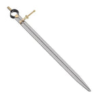Spring Joint Caliper - [16 Inch] Carbon Steel Spring Divider Caliper with Brass Fulcrum for Metalworking Drawing Use, Flat Leg
