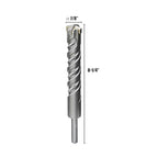 CSOOM SDS Plus Rotary Hammer Drill Bit 1"x8.27", Professional Concrete Drill Bit for Concrete, Brick, Stone and Cement Walls