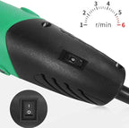 480W Rotary Tool Power Electric Die Multi-function Grinder Carver Set, 6 Step Variable Speed Adjustment, 30000RPM