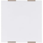 AVIDITI 40 or 50 Gallon Corrugated Cardboard Trash Can and Recycling Bin Lids (10-Pack) 18"L x 18"W x 3"H, White, Reusable and Disposable Garbage Lid for Parties and Outdoor Events