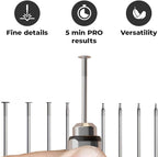 Culiau Diamond Stone Grinding Bits – 3/32 Inch Shank for The Customizer, High-Precision Rotary Tool Accessories for Engraving and Shaping, Compatible with engraving pen and Other Rotary Tools (12 Pcs)
