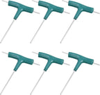 Antrader T-Handle Hex Key Wrench, 3-Way Allen Key Wrench Set Metric with Plastic Handle for Home Repair (2.5mm/2.5mm/2mm)