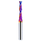 Upcut Spiral Router Bit 1/4 Inch Shank 3/16 Inch Cutting Diameter 1 inch Cutting Length with Extra Long Life Coating CNC Router Bits End Mill for Wood Cutting, Slot Mortise, Engraving