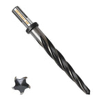 3/8" Reamer Drill Bit for Metal, M2 HSS Taper Reamer for Steel, Alloy, Wood, Plastic to Align, Enlarge Holes – 5-Spiral Flutes,3/8" Non-Slip Shank, 10mm Car Reamer, Bridge Construction Reamer