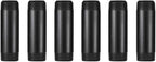 GeilSpace 1" × 4" Pre-Cut Black Metal Pipe, Industrial Steel Fits Standard One Inch Black Threaded Pipes and Fittings - Vintage DIY Industrial Shelving (1" × 4")