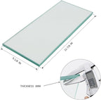 SCOTTCHEN Flat Glass Lapping Plate Sharpening System Dead Flat Float Plate Glass For Sharpening 5-1/8in W x 11-7/8in L x 8mm T -1pcs