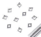 Accusize Industrial Tools CCGT09T302 Carbide Inserts for Aluminium by 0.008'', 0.05AKH01, 6600-0005