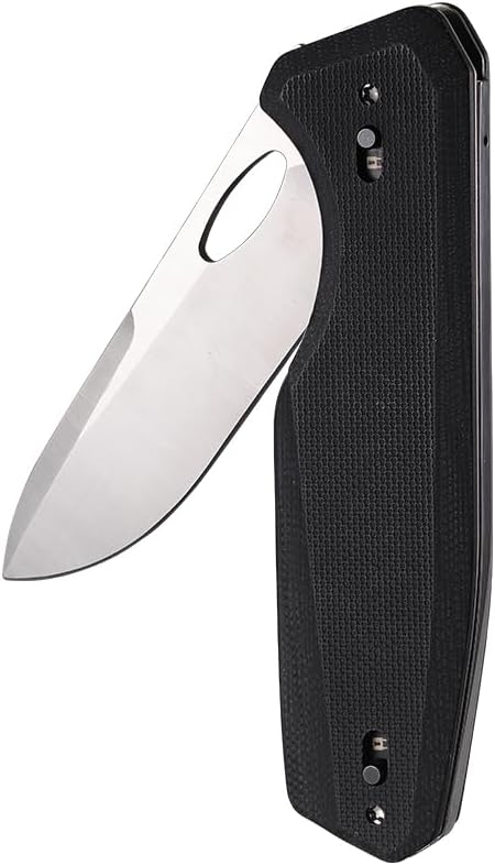 Roxon S502U Upgraded Phantasy Folding Pocket Knife, G10 handle Survival Gear Pocket Tool EDC Knife Replaceable Knife Blade with Pocket Clip for Camping Hiking