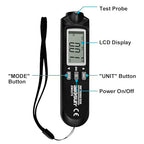 allsun Digital Paint Thickness Tester Car Paint Depth Gauge Meter UM/mil,0-2000UM Range Auto Power Off 3 Data Hold Modes