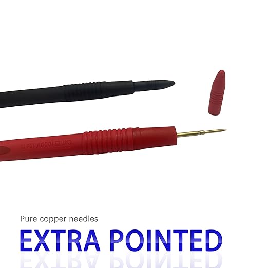 Multimeter Probes 1000V10A Digital Multimeter Test Leads and 2PCS Crocodile Clips