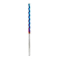 Amana Tool 46295-K CNC Spektra Extreme Tool Life Coated SC 2D and 3D Carving 0.10 Deg Tapered Angle Ball Nose x 1/8 D x 1/16 R x 1-1/2 CH x 1/8 SHK x 3 Inch Long x 3 Flute Router Bit