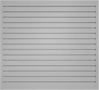 NeatiEase Slatwall Panel Wall Storage Systems, 4 x 4ft Slat Wall Paneling Garage Wall Organizer, Heavy Duty Wall Mounted PVC Wall Rack (Gray)