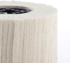 Wool Felt Wire Drawing Wheel Buffer Wheel Buffing Drum Mirror Burnishing Polishing Brush for Rust/Dust Removal,Jewelry/Glass (100X100MM)