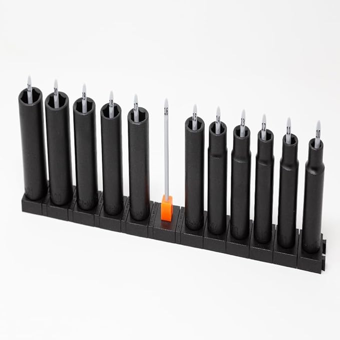 ToolBox Widget Socket Organizer ½ Inch Pro Series – Modular Magnetic Socket Holder with Missing Tool Indicator – Size Stems NOT Included - 2 Pack, 24 Organizers