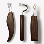 10Pcs Wood Carving Kit, Beginner Set With Resistant Gloves, Spoon & Whittling Knife, Sandpaper for Woodworking
