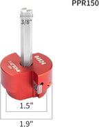 2 Wings PVC Pipe Reamer, Plastic PVC Pipe Fitting Saver Kit Fit into Standard 1/2" Drills 1.5inch Head Socket Saver Tool