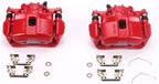 Power Stop Front S6038 Pair of High-Temp Red Powder Coated Calipers For Acura ILX 2013-2015, Honda CR-Z 2011-2015, Honda Civic 2012-2015, Honda Fit 2009-2020 [Model Specific]
