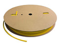 Kable Kontrol Heat Shrink Tubing - 1/16” Inch - 500' Ft Long, Yellow Polyolefin - 2:1 Industrial Shrink Tube & Cable Sleeve for Electrical Wire Insulation - Rated for 600 V