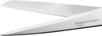 Amazon Basics Stainless Steel Scissors for Office, Crafts, Multipurpose, Sharp, Comfort Grip, PVD Coated, 3 Pack, Multicolor