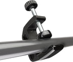 Universal C-Clamp Aluminum Support Clamp Desktop Mount Holder Stand with 1/4" and 3/8" Thread Black(2 Pcs)
