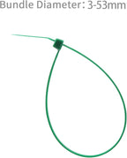 XINGO 1000 PCS 8 inch Garden Green Cable Zip Ties, 18lb Strength, Small Tie Wraps Self-Locking Nylon Zip Ties for Indoor and Outdoor Use (Dark Green)