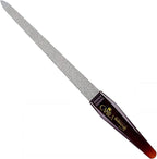 CS19 Sapphire Metal Nail File for Natural Nails Fingernail and Toenail Care, 8" Double Sided Coarse and Fine for Manicure and Pedicure