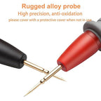 Test leads 1000V 20A Ultra-Sharp Gold-Plated Test Probe Lead for Multimeter Meter Test lead, 40.5 inch / 103 cm, multimeter test leads for Fluke/AstroAI/INNOVA/Klein Multimeter Electronic Clamp tester