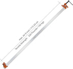 FEIRONG 48-inches Bar Clamps with 2-Pack, 330LB Load Limit with Built-in Ruler, 90° Angled Jaws for DIY Projects & Cabinet Installation