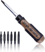 Spec Ops Tools Ratcheting Screwdriver, 12-in-1, Includes 6 Double-Sided S2 Steel Bits, Magnetic, Cr-Mo Steel Shaft, 3% Donated to Veterans Flat Dark Earth/Black