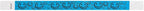 200 WristCo Neon Blue Smiley Face Tyvek Wristbands for Events - ¾” x 10” - Waterproof Recyclable Comfortable Tear Resistant Paper Bracelets Wrist Bands for Concerts Festivals Admission Party